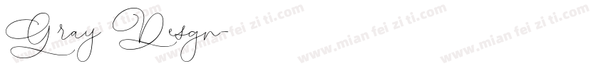 Gray Desgn字体转换